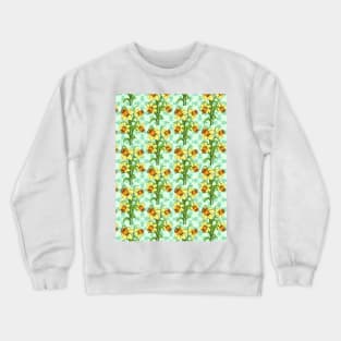 Daffodil Pattern Crewneck Sweatshirt